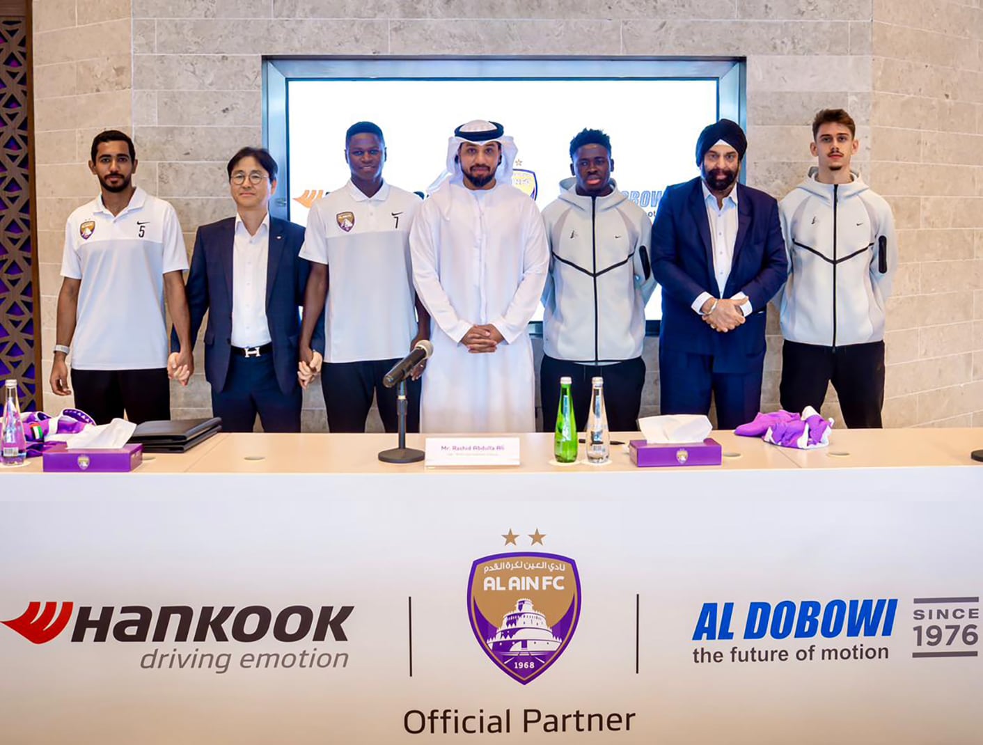 韩泰轮胎成为阿联酋艾因足球俱乐部官方合作伙伴