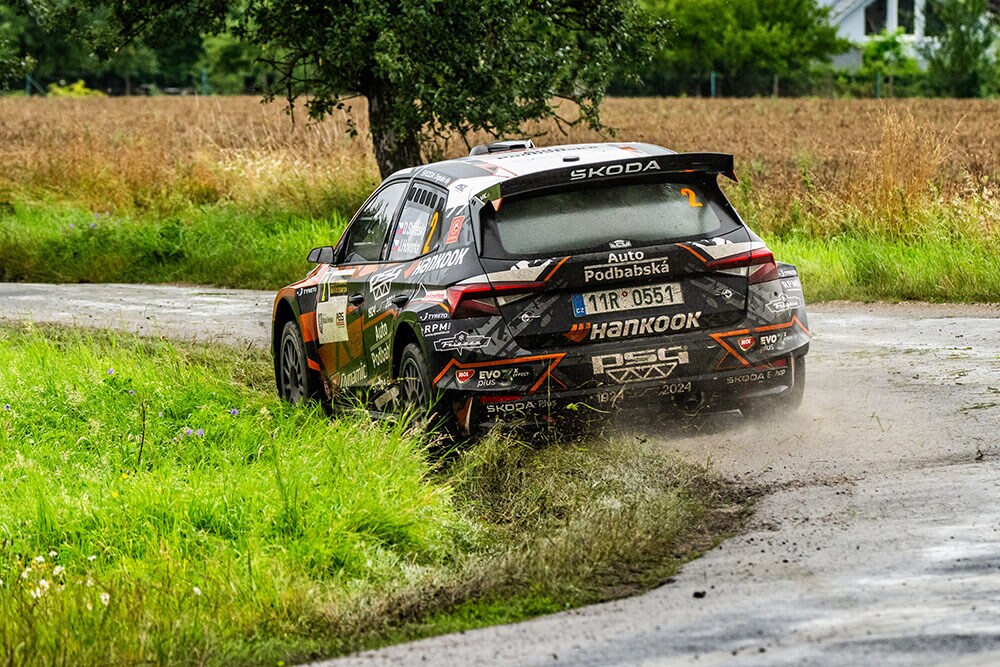 A_racing_moment_of_the_Bohemia_Rally_winner_Dominik_Stříteský